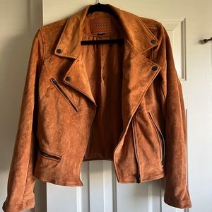 Blank NYC suede moto jacket